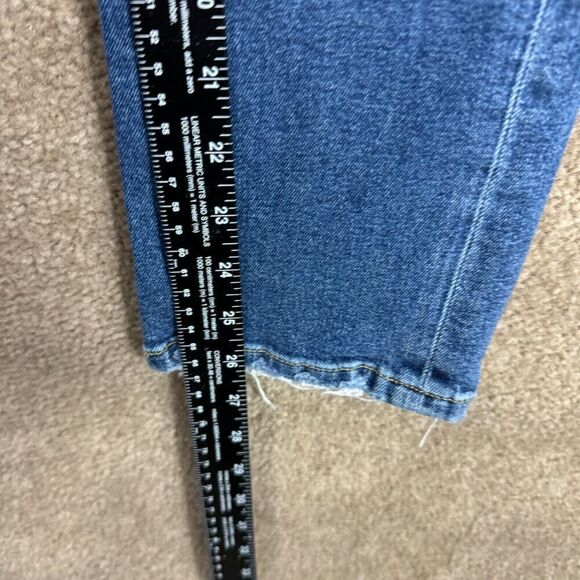 Joe's Jeans Debbie Ankle Jeans Womens Size 26 Blue High Rise Straight Distressed - Picture 8 of 14